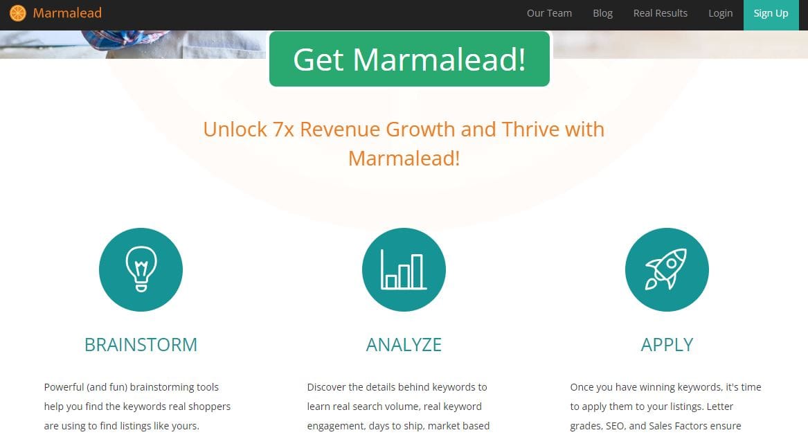 marmalead homepage